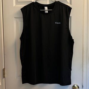 Casual Men’s Black Cakula Tank Top XLarge